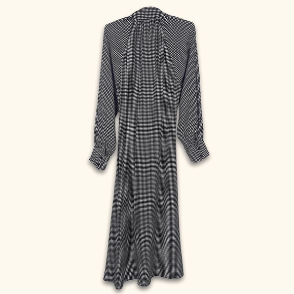 Zara Black and White Checkered Dress - Picture 4 of 5